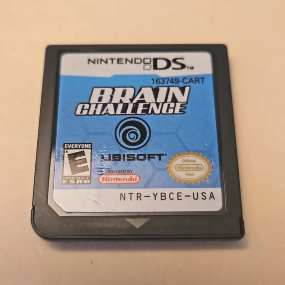 Nintendo DS Brain Challenge & Mystery Case Games.